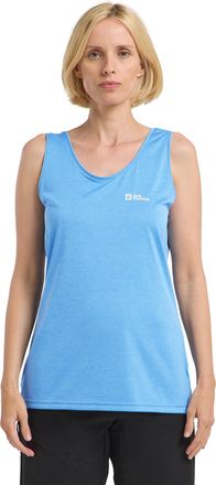 Jack Wolfskin Funktionstop JACK WOLFSKIN CROSSTRAIL TANK W, Damen, Gr. L (42/44), blau (mid, blau), Obermaterial: 100% Polyester, Tops Funktionstop
