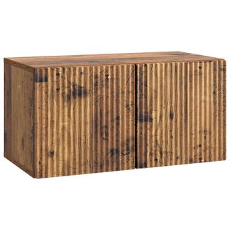 vidaXL Mueble Para Tv De Pared Madera Envejecida 59,5 X 31 X 30 Cm Vidaxl