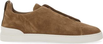 Ermenegildo Zegna Sneaker In Suede