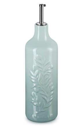 LE CREUSET Olive Branch Stoneware Oil Cruet in Sea Salt at Nordstrom