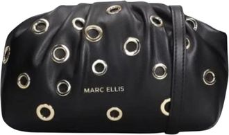 Marc Ellis Daphne Studs Clutch - Dames - Clutches - Zwart - ONE Size - Polyester - Tassen