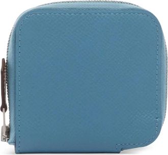 Herm&egrave;s Portamonete Azap Epsom mini 2019 - Blu