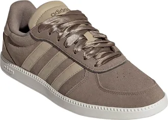adidas Breaknet Sleek Sneaker in Khaki Six/Gold Rw/Off White at Nordstrom Rack, Size 7.5