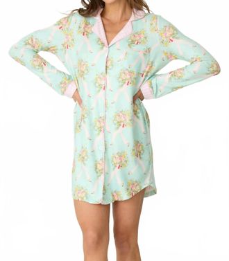PJ Salvage Adrian Valencia Night Shirt In Floral