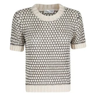 Roberto Collina Round-neck Knitwear, female, Multicolor, Size: S Girocollo MC
