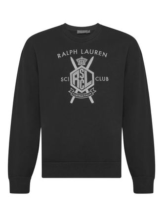 Ralph Lauren Collection logo print sweatshirt - Black