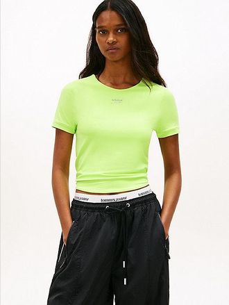 Tommy Hilfiger Athleisure Metal Logo Slim T-Shirt