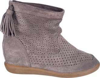 Isabel Marant Isabel Marant Pre-owned Womens Velvet Stainer Basket Boots in Grey Suede - Size EU 41