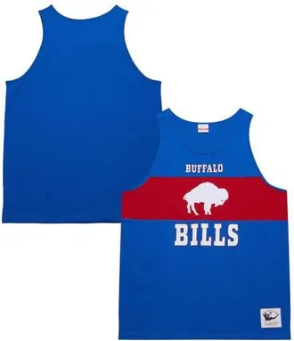 Mitchell & Ness Mens Mitchell & Ness Royal Buffalo Bills Retro Colorblock Tank Top at Nordstrom, Size Large