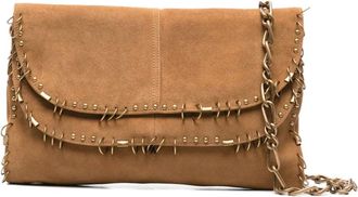 Patrizia Pepe Borsa a spalla con borchie - Toni neutri