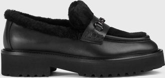 Doucal's Mocassino Doucals in pelle e pelliccia