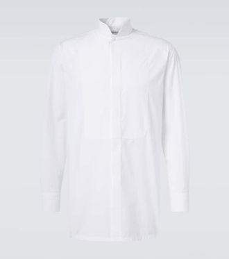 Loro Piana Camicia da smoking in cotone