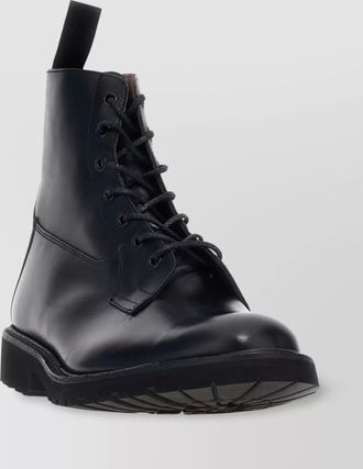 Trickers chunky sole ankle boots with pull tab