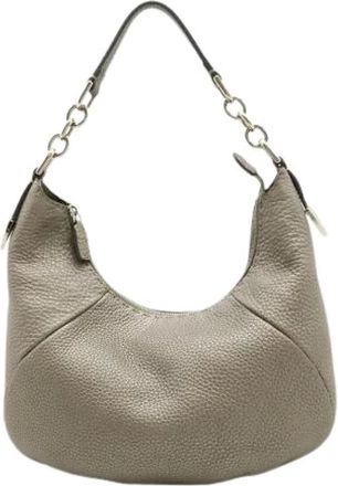Fendi Pre-owned Selleria Leren Schoudertas - Dames - Vintage Schoudertas - Beige - ONE Size - Leer - Vintage