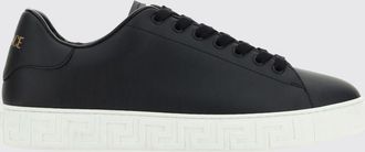 Versace Sneakers Greca in pelle di vitello liscia con logo lettering