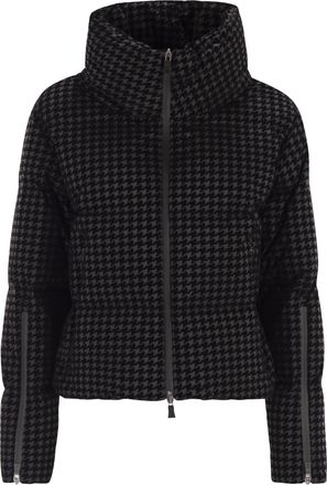 Herno Short Pied De Poule Down Jacket