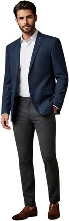 Ted Baker Herenpakjasje met spikkels (Marine)
