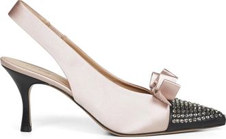 Chlo&eacute; With Heel - Dames - Pumps - Roze - 37 EU - Satijn - Schoenen