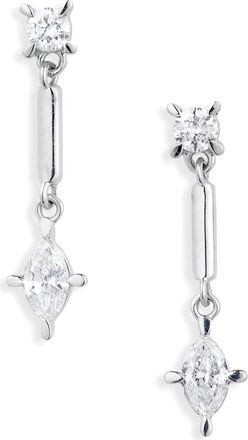 Bony Levy Aviva Diamond Drop Earrings (Nordstrom Exclusive) in 18K White Gold at Nordstrom