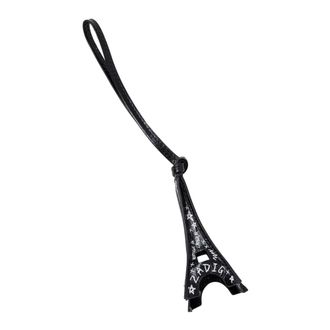 Zadig&Voltaire Accessoires, Dames, Zwart, ONE Size, Leer, Tower Sleutelhanger