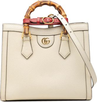 Gucci Pre-owned Gucci Medium Calfskin Bamboo Diana Satchel Ladies NTJM3NP2XEOGF9DH