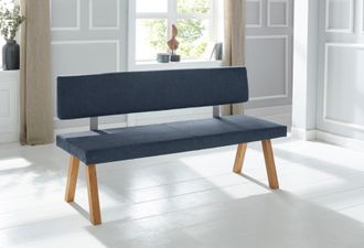 HOME AFFAIRE Bank »Mobilar Rio« mit Rückenlehne und aus Massivholz