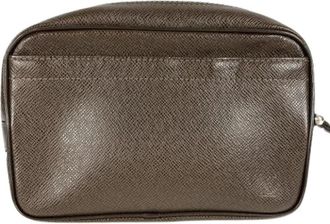 Louis Vuitton Pre-owned Clutches, male, Brown, Size: ONE SIZE Pre-owned Clutch bag