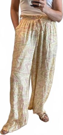 Chaser Ischia Trousers In Yellow Pattern