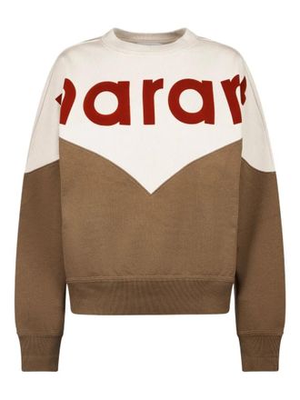 Isabel Marant Multi Color Crewneck Logo Sweatshirt