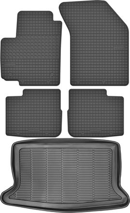 OEM Juego De Alfombrillas De Goma Para Coche Y Maletero Para Suzuki Sx4 Sed&aacute;n (2007-2013)
