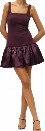 Elodie Hazel Mini Dress In Purple