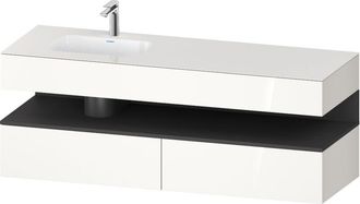 Duravit Qatego Lavabo Encastrado Con Base De Lavabo Consola, - Duravit