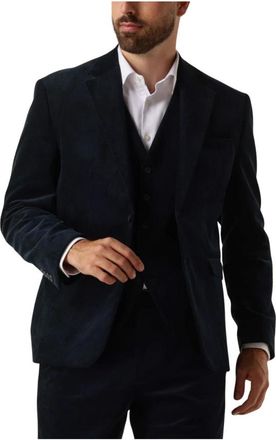Selected Corduroy Gilet voor Heren - Heren - Blazers - Blauw - M - Jassen