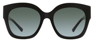 Jimmy Choo London Leela Square Acetate Sunglasses - Black