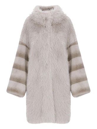 Bully striped-detail jacket - Grey