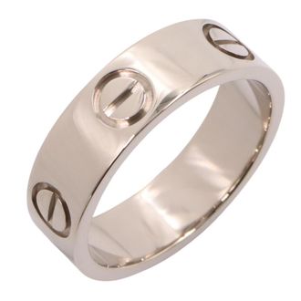 Cartier Silver White Gold (18K) Band Ring (Pre-Owned)
