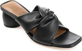 Journee Collection Charlize Sandal in Black at Nordstrom Rack, Size 6.5