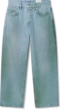 Axel Arigato Spray Relaxed Jeans - Heren - Loose Fit Jeans - Blauw - W31 - Katoen - Jeans
