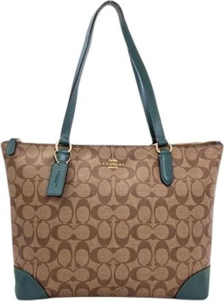 Coach Pre-owned Tote Bags, female, Brown, Size: ONE SIZE Pre-owned Tote Bag