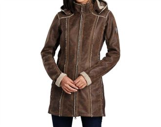 K&uuml;hl Dani Sherpa Trench Jacket In Oak