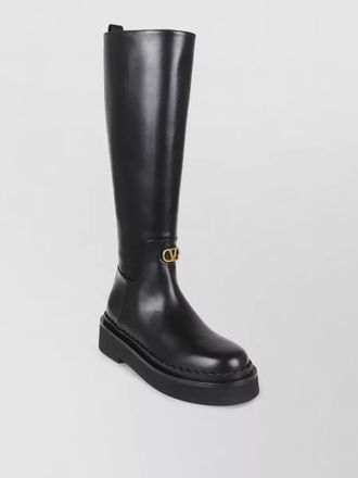 Valentino Garavani knee high boots vlogo signature platform