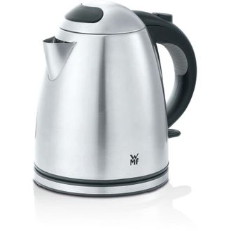 WMF Stelio - Hervidor, 2400 W, 1.7 Litros, Acero Inoxidable De Cromargan, Mango De Goma Antideslizante, Indicador Nivel De El Agua Exterior Iluminado - Wm