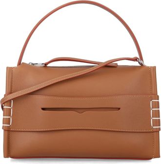 J.W.Anderson Tassen, Dames, Bruin, ONE Size, Leer, Loafer Schoudertas