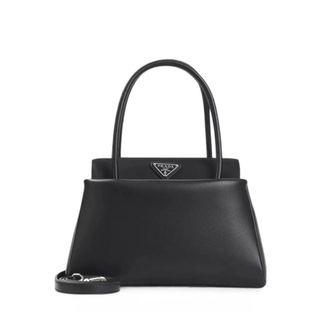 Prada Logo-plaque Leather Shoulder Bag