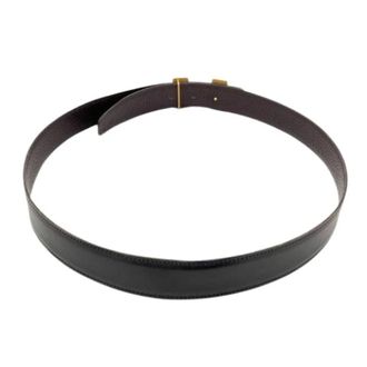 Herm&egrave;s Pre-owned Constance Standard Belt - Heren - Pre-owned - Zwart - Maat: ONE Size Leer