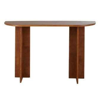 Maisons du monde Consola de madera de hevea natural