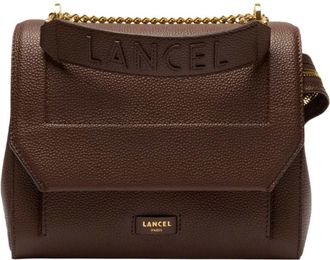 Lancel Flap Leather Medium Shoulder Bag