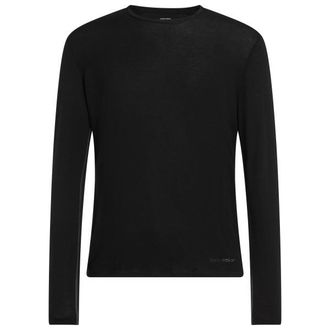 Icebreaker Anatomica L/S Crewe Merinounterw&auml;sche f&uuml;r Herren | schwarz