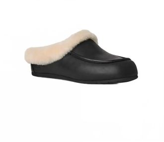 UGG Womens Ansley Leather Mule In Black