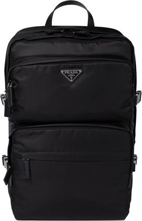 Prada Backpack In Re-Nylon And Saffiano Leather
